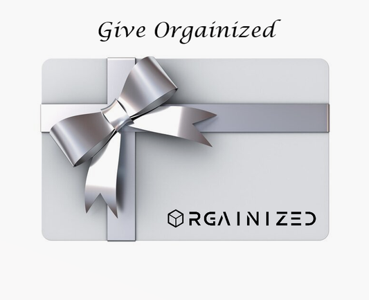 Orgainized gift card